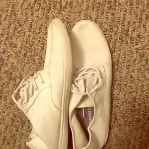 Unisex cedar wood white pumps size 42 (uk8)